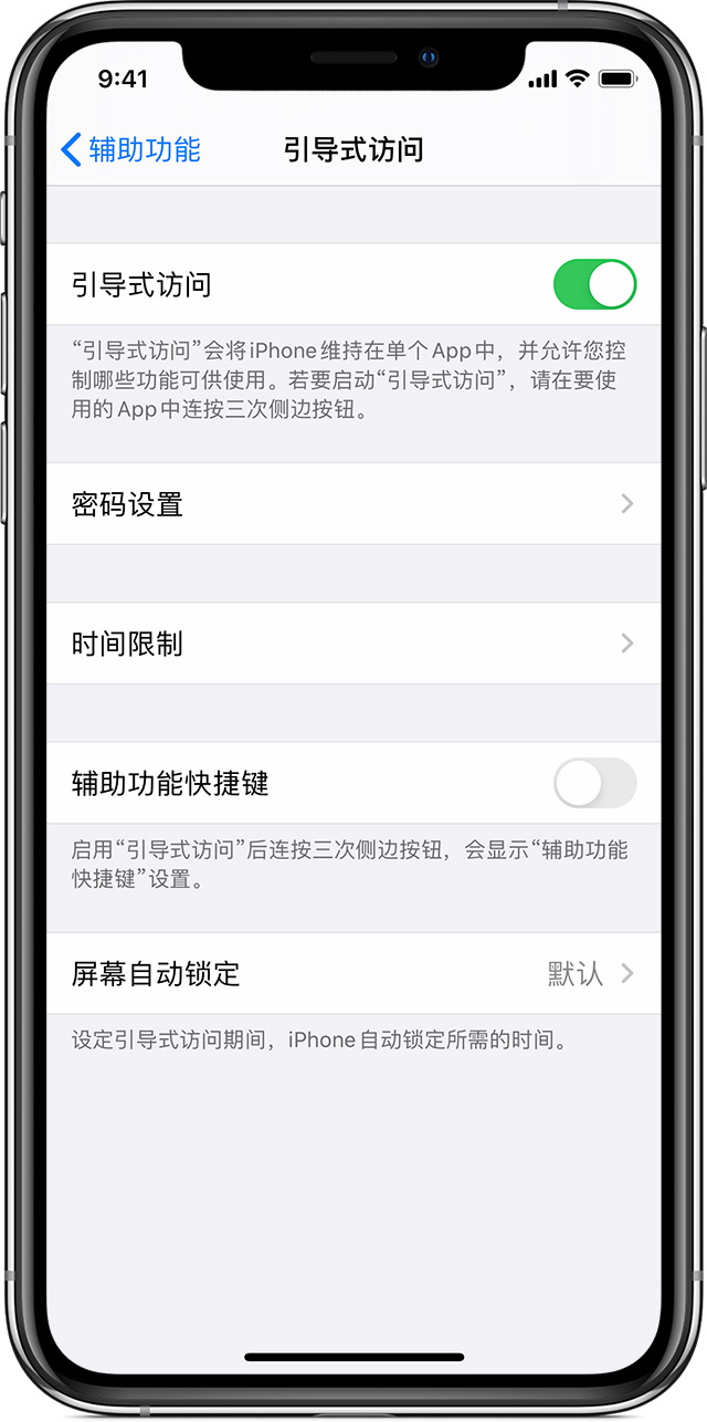 青山苹果手机维修分享如何在 iPhone 上退出引导式访问 