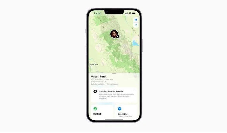 青山苹果14维修分享iPhone14系列中 FindMy功能通过卫星分享位置方法教程 