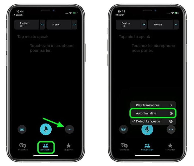 青山苹果手机维修分享iOS 15 “翻译” App 新改进 